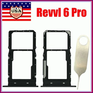 OEM SIM Micro SD Card Tray Holder Slot +Pin For T-Mobile Revvl 6 Pro 5G TMAF035G - Picture 1 of 5