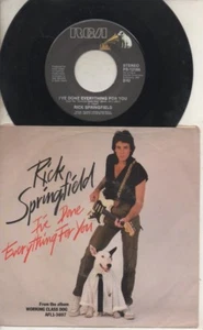 RICK SPRINGFIELD Rare 1981 USA Only 7" OOP P/C Single "I've Done Everything" - Picture 1 of 2