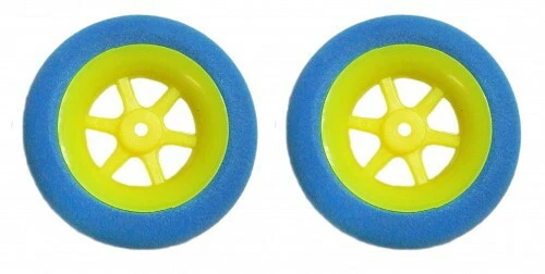 2 STK. SUPERLEICHT - Reifen 40 mm BLAU-GELB - Bild 1 von 1