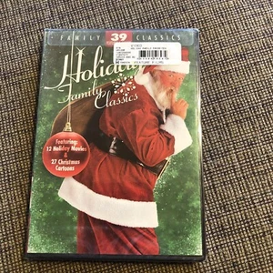 39 Holiday Family Classics DVD New Sealed 12 Holiday Movies 27 Cartoons Vintage - Picture 1 of 3