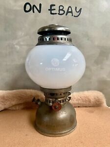 Glass Globe for Optimus 252,253,255 Lamp white color Reproduction