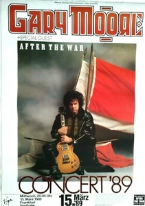 GARY MOORE  1989 FRANKFURT - orig. Concert Poster - Konzert Plakat - DIN A0 xx - Bild 1 von 1