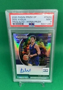 2020 Panini Prizm Draft Picks Deni Avdija Hyper Prizm Prospect Autograph PSA 9 - Picture 1 of 3