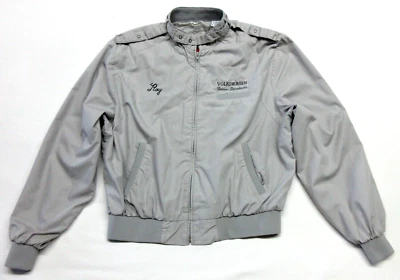 Abrigo Chaqueta Vintage Años 80 VOLKSWAGEN "Denver Daredevils" Gris Colorado - Para Hombre XL Foto 1 de 4
