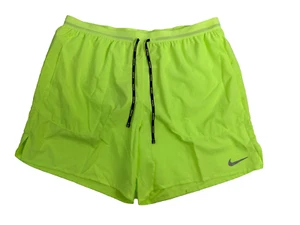 Nike Men’s XL Stride 7" Brief Lined Running Shorts CJ5459-358 Neon Green - Picture 1 of 6