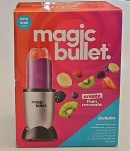 Magic Bullet Blender 250-Watt Motor Base – Silver / Black - Shakes, Cocktails 