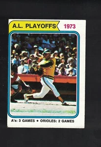 1974 Topps Baseball A.L Playoffs #470 *ATHLETICS, ORIOLES* REGGIE - Bild 1 von 2