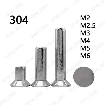 304 Stainless Steel Countersunk Head Rivets M2 M2.5 M3 M4 M5 M6 • 99.62£