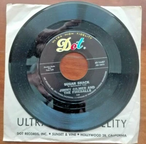 Jimmy Gilmer & The Fireballs- My Heart is Free/ Sugar Shack 7"  - Bild 1 von 2