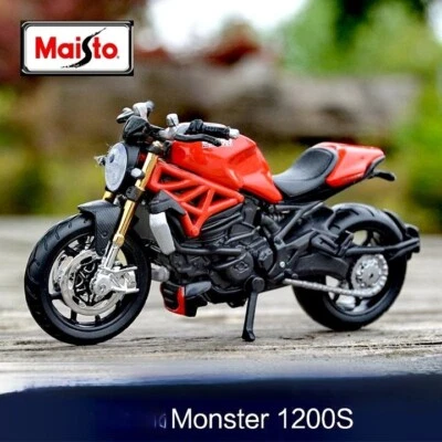 Maisto 1:18 DUCATI Monster 1200S 2014 Motorcycle Model Diecast MOTOGP Toy New - Image 1 of 4