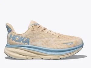 CLEARANCE!! Hoka Clifton 9 Womens Runners (B Standard) (Oak/Alabaster) - Picture 1 of 13