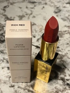 Merle Norman Plush Lipstick....Shade is RICH RED.....NEW - Picture 1 of 1
