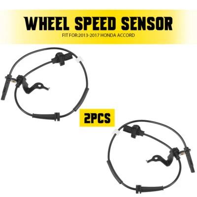 2X ABS Wheel Speed Sensor Front Right Left For HONDA ACCORD 2013 2014 2015-17 H - Image 1 of 4