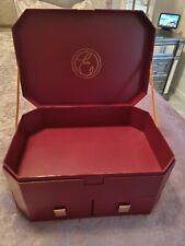 NEW ESPA Red & Gold Large Gift Box Empty Storage Jewellery/makeup Display 