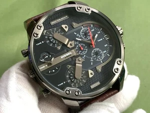 Diesel DZ7314 Mr. Daddy 2.0 Chronograph Date Gray Case 3 Atm Quartz Men's Watch - Imagen 1 de 18