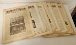 RARE LOT OF 26 THE OHIO FARMER 1905-1910 PAPER WEEKLY MAGAZINE GREAT ADS STORIES - Picture 1 of 7