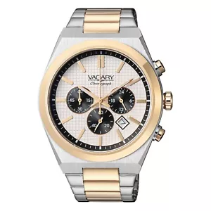 Orologio uomo Vagary By Citizen IV4-934-11 Timeless Crono bicolore acciaio oro - Bild 1 von 1