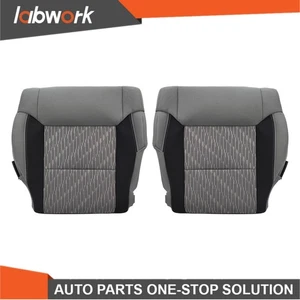 Labwork Driver Passenger Bottom Seat Cover For Toyota Tundra 14-2021 Cloth Gray - Picture 1 of 12