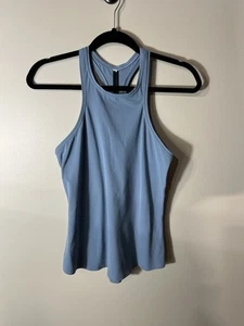 Camiseta sin mangas Lululemon Athletic Yoga Performance gris espalda de afeitar sin etiqueta pequeña - Imagen 1 de 11