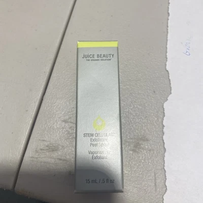 Juice Beauty Stem Cellular Exfoliating Peel Spray 15mL / .5 fl oz New No Box  - Image 1 of 4