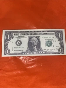 usa bank notes Copy Educational 1$ Combine Shipping 📬 - Picture 1 of 3