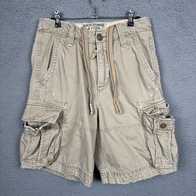Pantalones Cortos De Colección Abercrombie Para Hombres 28 Caqui Carga Paracaidista Y2K Preppy Envejecido Foto 1 de 4