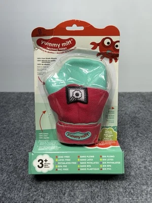 Delicioso mitón para dentición de Darlyng & Co mordedor para bebé que brilla en la oscuridad nuevo en paquete Foto 1 de 4