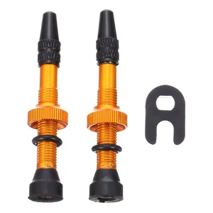 1 Pair of Bicycles Valves Stems Bike Tubeless Valves Stems Caps Stem Bike - Picture 1 of 12