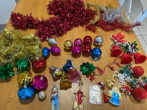 Vintage 1970’s+ Christmas Tree Decorations - Picture 1 of 7