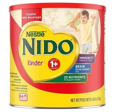 Bebida de leche en polvo Nestlé NIDO Kinder 1+ para niños pequeños (4,85 lb.) Foto 1 de 4