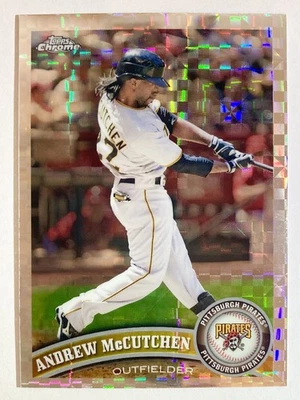 2011 Topps Chrome #8 Andrew McCUTCHEN X-Fractor Pirates SP Cutch MVP Xfractor Foto 1 de 2