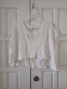 New Guess Cropped Knitted Sweater - Picture 1 of 6