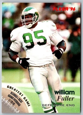 1996 Fleer William Fuller #105 Philadelphia Eagles Football Card - Image 1 of 2