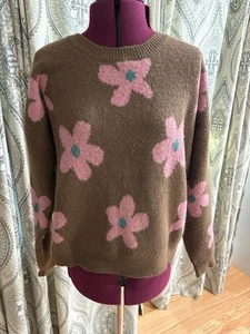 Damenpullover Entro rosa Blumen Größe M - Bild 1 von 7