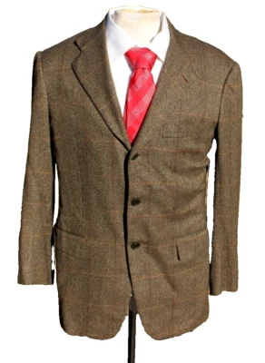Kiton Napoli 95% Cashmere 5% Silk  Blazer Size EU 52 US 42 drop 7 R Gorgeous! - Image 1 of 4