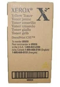 Tóner amarillo genuino Xerox 6R00859 6R859 para uso en DocuPrint C55/C55MP/NC60 - Imagen 1 de 1