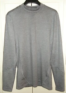 Men's Layer 8 Pro Defend Qwick Dry Sport Long Sleeve Athletic Shirt Grey Size S - Picture 1 of 6