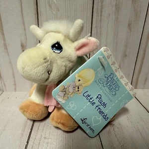 Precious Moments Luv N Care Plush Little Friends Cow Mini 4 Inch NOS - Picture 1 of 11