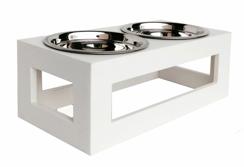 Comedor exterior PetsStop junto al porche - mediano/blanco Foto 1 de 1