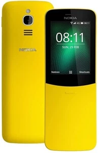 UNUSED New Yellow Nokia 8110 4G (4GB) (UNLOCKED) Mobile Slider Phone UK3POST  - Afbeelding 1 van 5