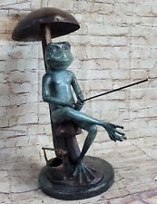 Nummeriert Handgefertigt Frosch Innen/Außen Museum Qualität Bronze Artwork Deal