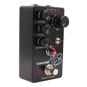 Mosky King Rat Guitar Effect Pedal Fuzz Distortion Volume Filter Distortion - Picture 1 of 8