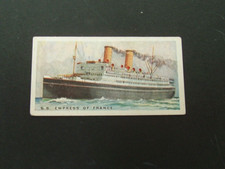 Wills (O'seas) - Merchant Ships of the World (1925) - # 7  Empress of France