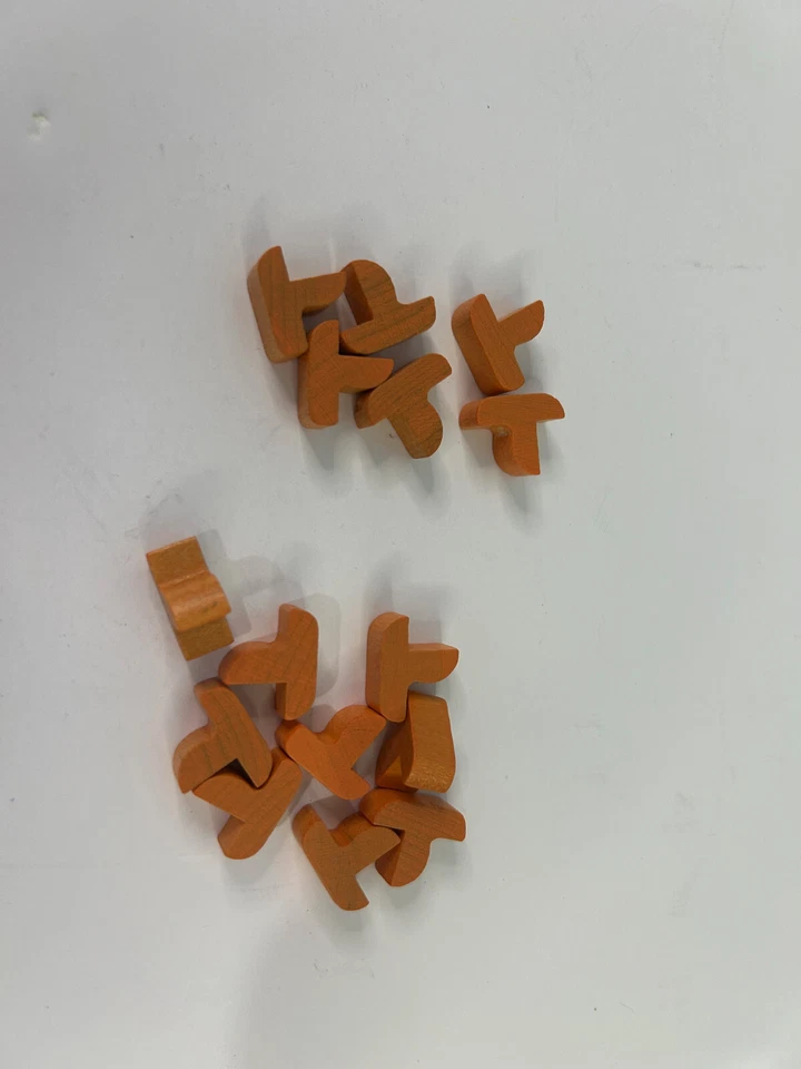 Catan Seafarers Barco Madera Naranja Juego Completo de 15 Piezas de Repuesto Foto 1 de 1