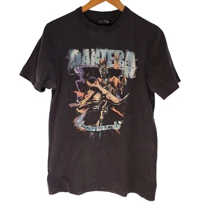 Pantera Cowboys from Hell Black Shirt Tennessee River Small Skeleton Vintage - Image 1 of 4