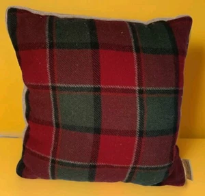 Vintage Woolworth Plaid Throw Pillow Cabin Rustic - Picture 1 of 3