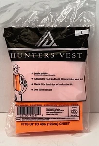 Northeast Products Packable Blaze Orange Hunting Vest- Size L - NEW - Picture 1 of 4