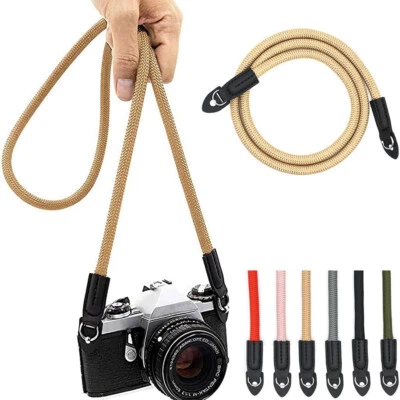 Universal Camera Strap 100cm Climbing Rope Neck Shoulder Strap for DSLR Camera - Image 1 of 4