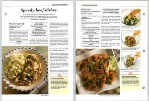 Speedy Beef Dishes - Microwave - Successful Cooking Eaglemoss - Recipe Page - Picture 1 of 1