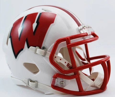 Wisconsin Badgers NCAA Replica Speed Mini Football Helmet Riddell Cover